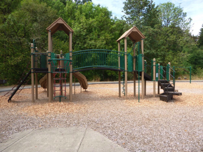 Playground with access ramp